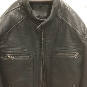 Calvin Klein Men's Faux Leather Moto